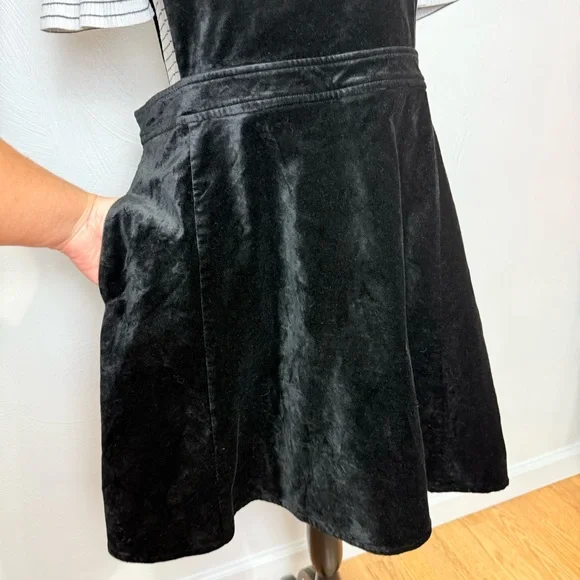 ModCloth velvet pinafore dress jumper Cupcake consultant size Large NWT - Picture 11 of 17